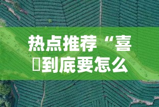 热点推荐“喜園到底要怎么用挂”可以透视