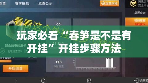 玩家必看“春笋是不是有开挂”开挂步骤方法