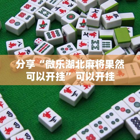 分享“微乐湖北麻将果然可以开挂”可以开挂