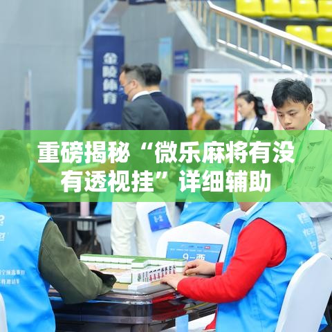 重磅揭秘“微乐麻将有没有透视挂	”详细辅助