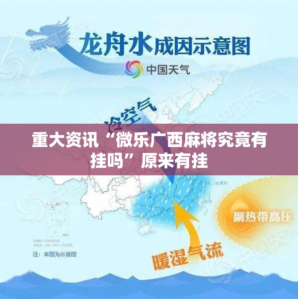 重大资讯“微乐广西麻将究竟有挂吗”原来有挂