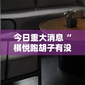 今日重大消息“棋悦跑胡子有没有挂辅助”原来可以开挂