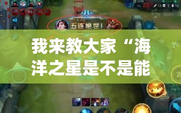 我来教大家“海洋之星是不是能开挂”(详细辅助脚本)