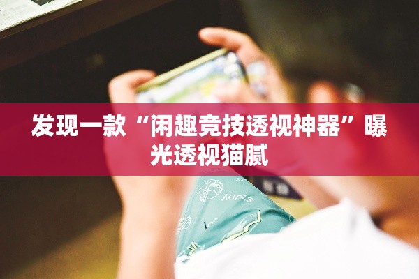 发现一款“闲趣竞技透视神器	”曝光透视猫腻