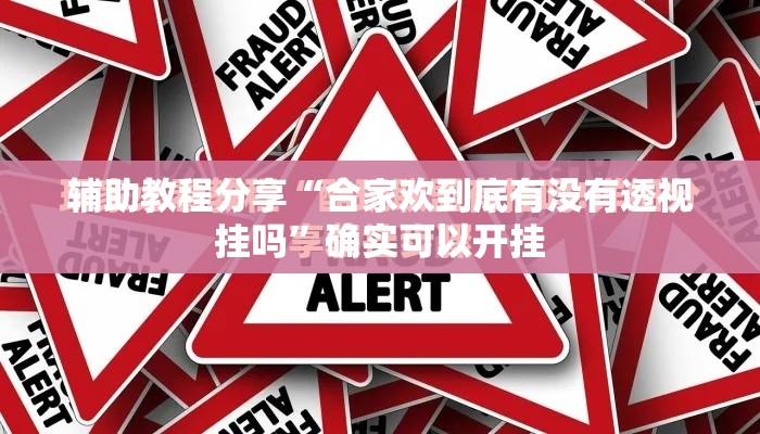辅助教程分享“合家欢到底有没有透视挂吗”确实可以开挂