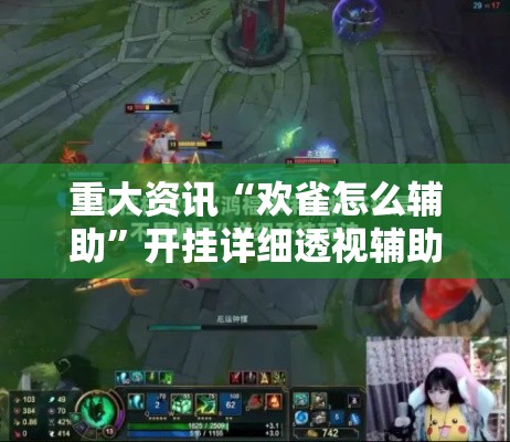 重大资讯“欢雀怎么辅助”开挂详细透视辅助