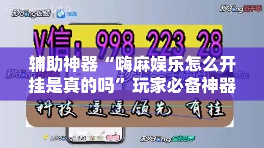 辅助神器“嗨麻娱乐怎么开挂是真的吗	”玩家必备神器