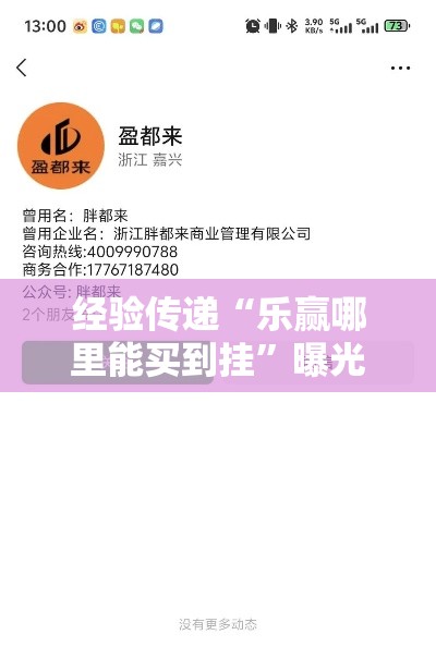 经验传递“乐赢哪里能买到挂”曝光透视猫腻
