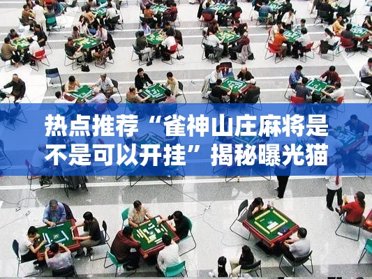 热点推荐“雀神山庄麻将是不是可以开挂”揭秘曝光猫腻