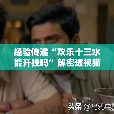 经验传递“欢乐十三水能开挂吗	”解密透视猫腻