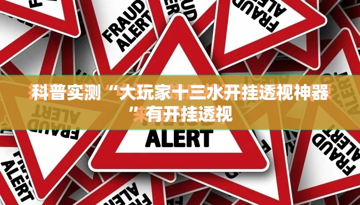 科普实测“大玩家十三水开挂透视神器”有开挂透视