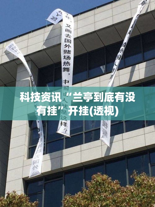 科技资讯“兰亭到底有没有挂”开挂(透视)