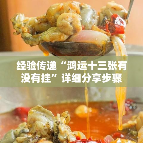 经验传递“鸿运十三张有没有挂”详细分享步骤