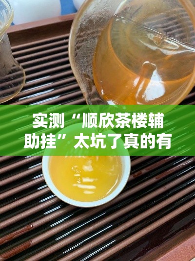 实测“顺欣茶楼辅助挂”太坑了真的有挂